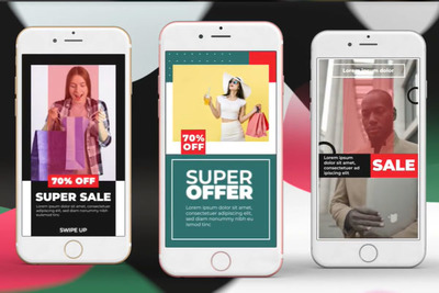 21个特别优惠商品促销Instagram故事视频AE模板