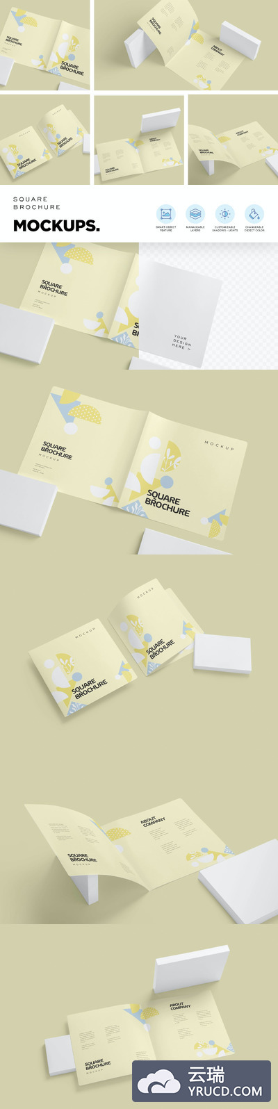 双折方形小册子模型样机（PSD）