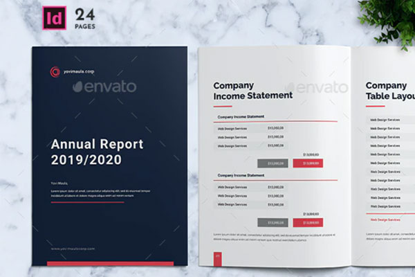 企业年度报告杂志手册设计模板