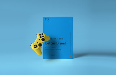 游戏手柄和手册样机