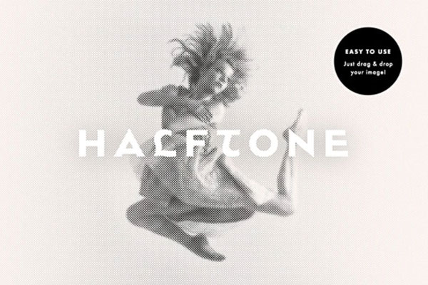 复古报纸半色调Photoshop照片效果模板