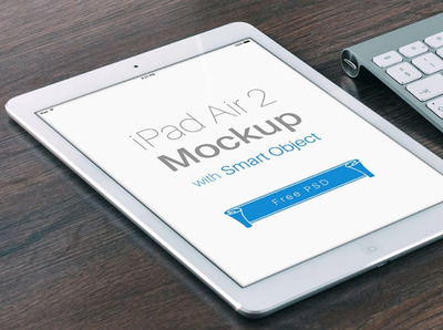 带四个滤镜的iPad Air样机