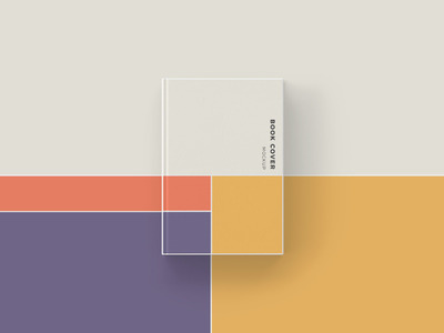 现代书籍封面展示样机