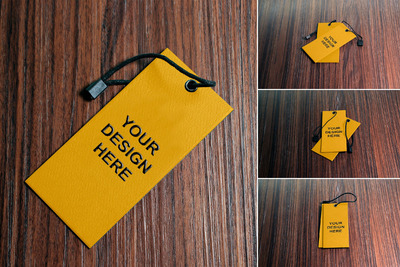 服饰标签设计展示样机（PSD）