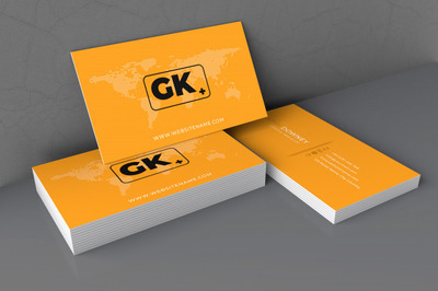 空白商务名片展示样机[PSD]