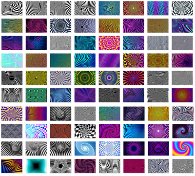 幻觉效果视错觉矢量背景素材