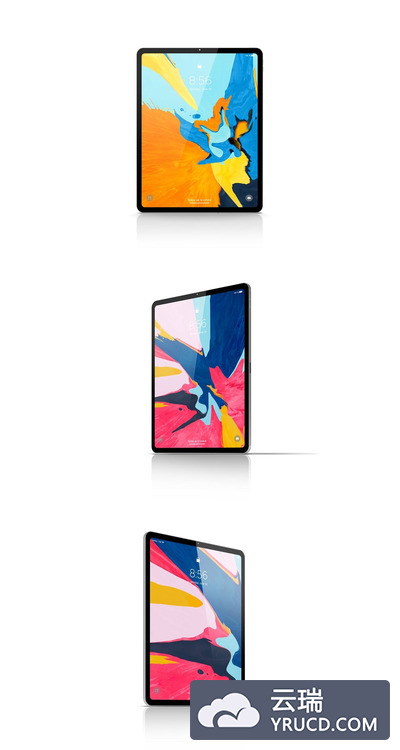 iPad Pro 多角度实用样机下载（PSD）