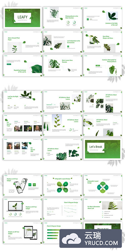 ECO绿色环保类项目商业计划书PPT模板下载（PPTX）