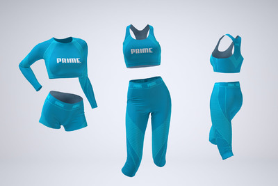 舞衣或运动服模型样机（PSD）