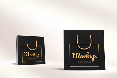 购物袋设计展示样机（PSD）