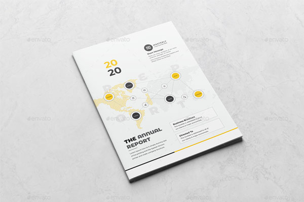 高端风格的企业年度报告/项目计划书模板[INDD]