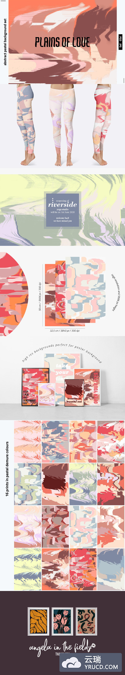 波西米亚风格抽象图案背景素材