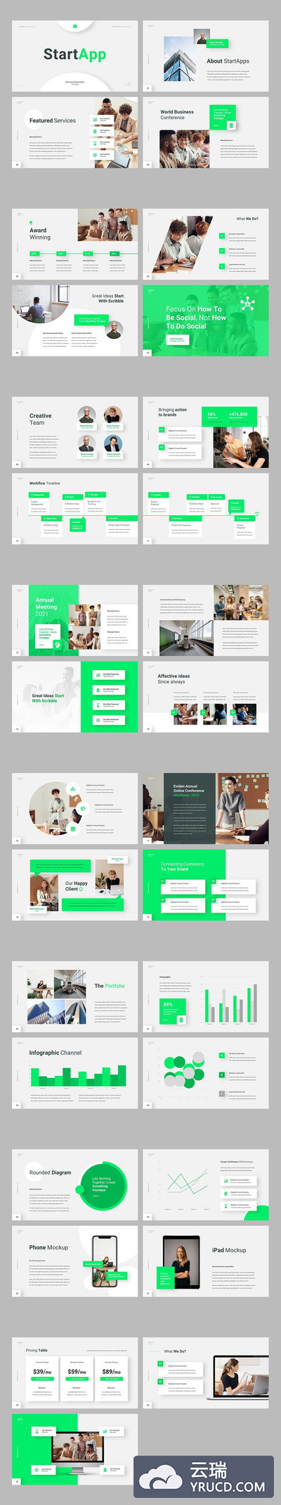 用于多用途演示的专业PPT模板（PPTX）