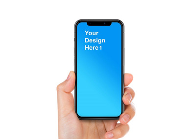 iPhone 11 手持展示样机（PSD）