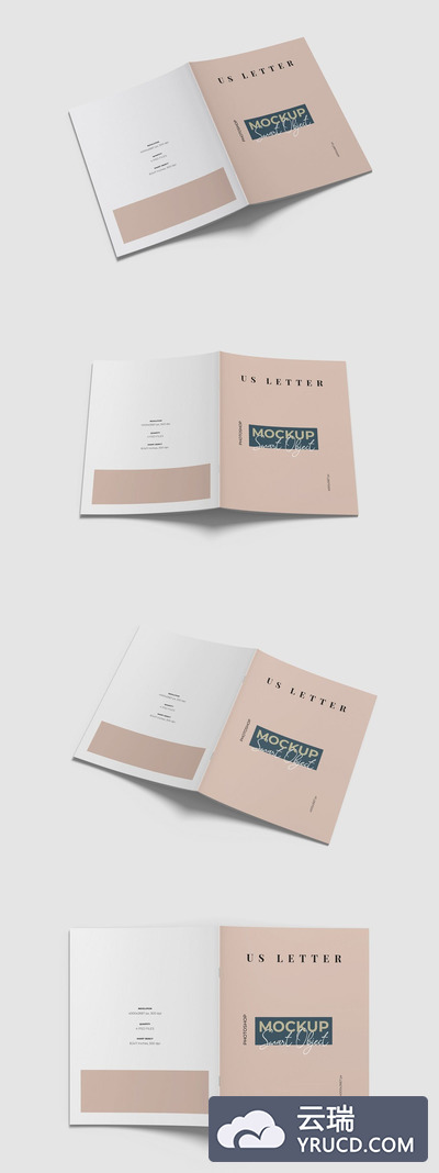 画册封面设计展示样机（PSD）