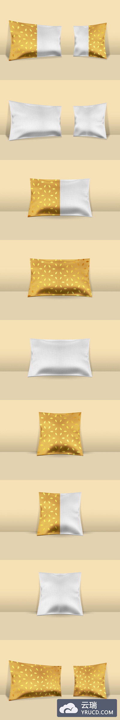 高级枕头面料设计样机（PSD）