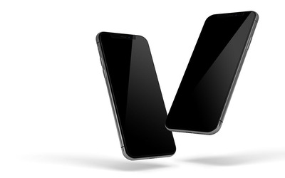 iPhone X 灵活角度设计展示样机（PSD）