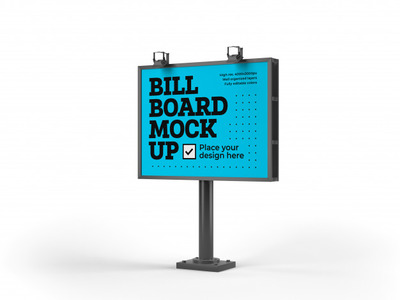 公交广告牌展示样机[PSD]