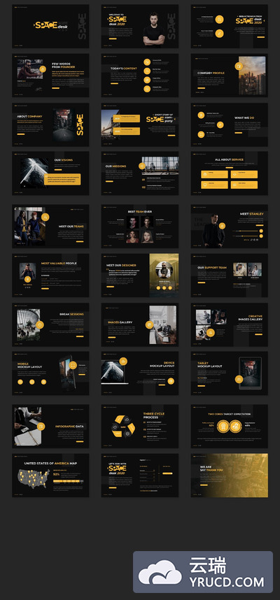 现代创意PPT模板下载(pptx)