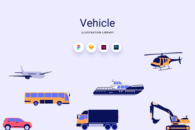 车辆矢量图形素材下载(FIG,PNG,PSD,SKETCH,SVG)