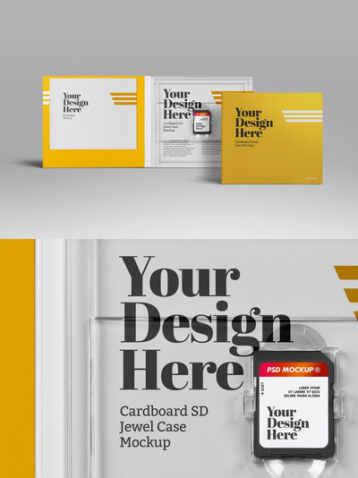 SD卡包装设计展示样机（1） (PSD)