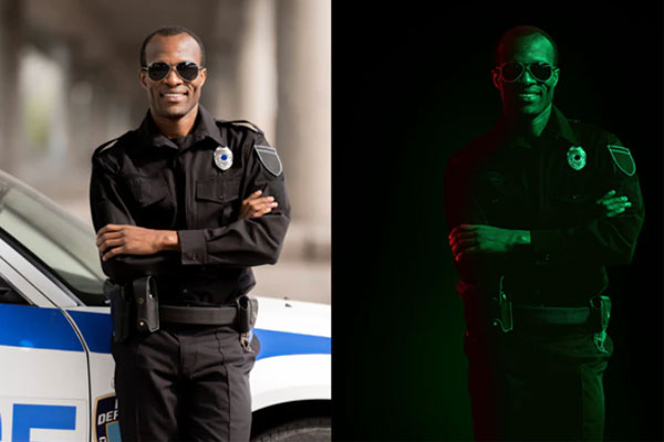 霓虹灯朋克照片效果Photoshop动作