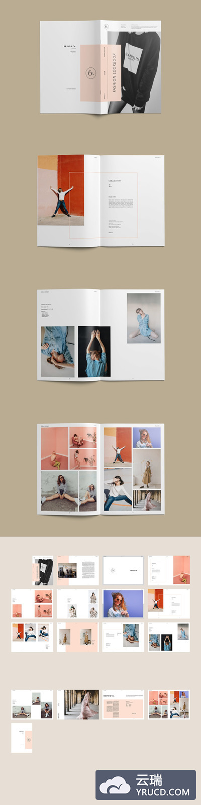 时装目录/时装图册模板（indd）
