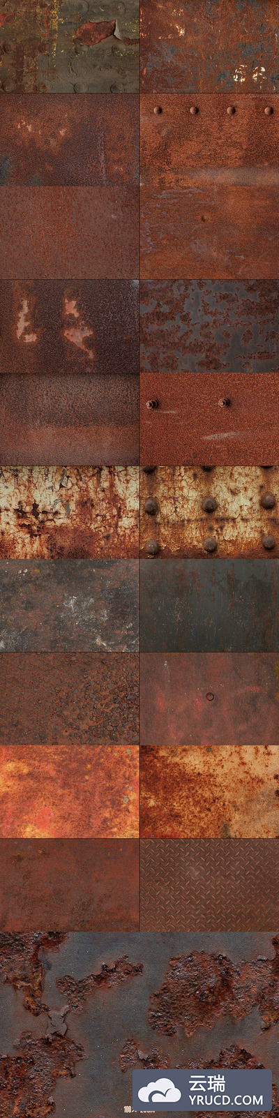 自然的铁锈锈迹材质(JPG)