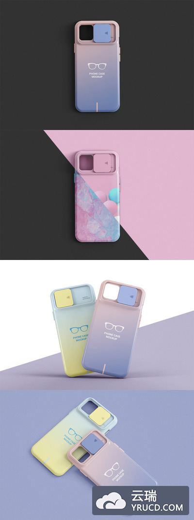 iPhone 个性手机壳样机（PSD）