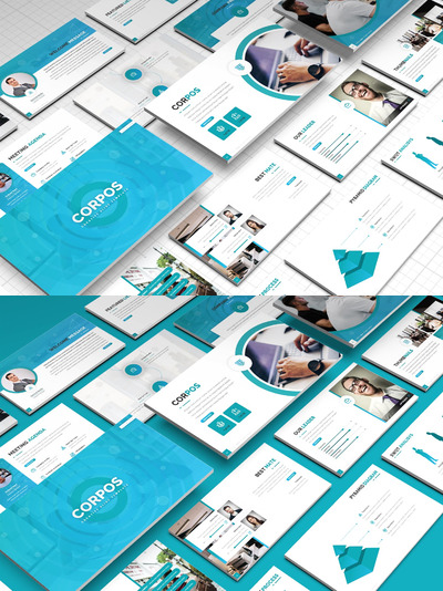 横向有创意的模型样机（PSD）