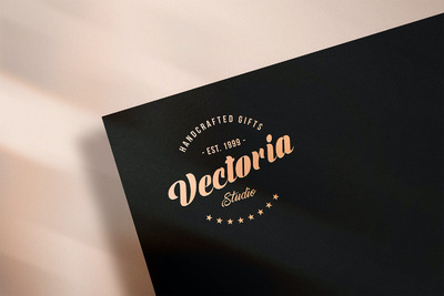 烫金logo样机（PSD）