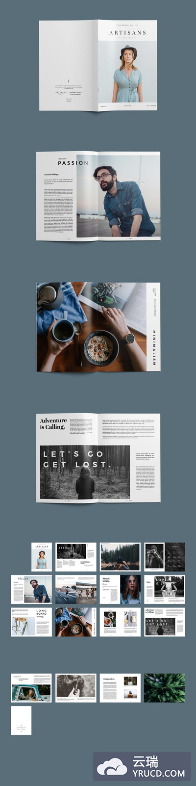 时尚大图杂志目标（INDD）