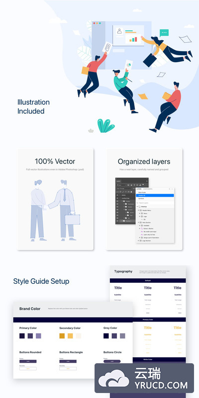 协作相关的概念设计插画（AI,EPS,FIG,PSD,SKETCH,SVG,XD）