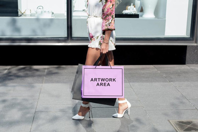 商店购物袋展示样机