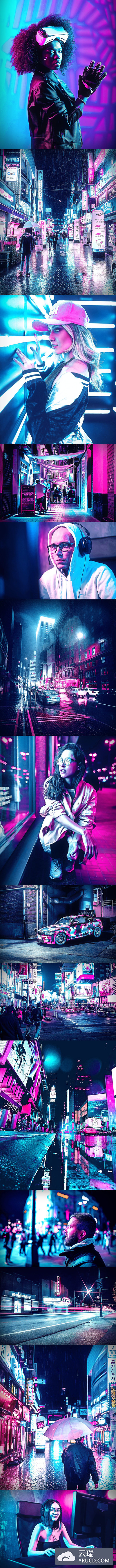 数码朋克Photoshop动作