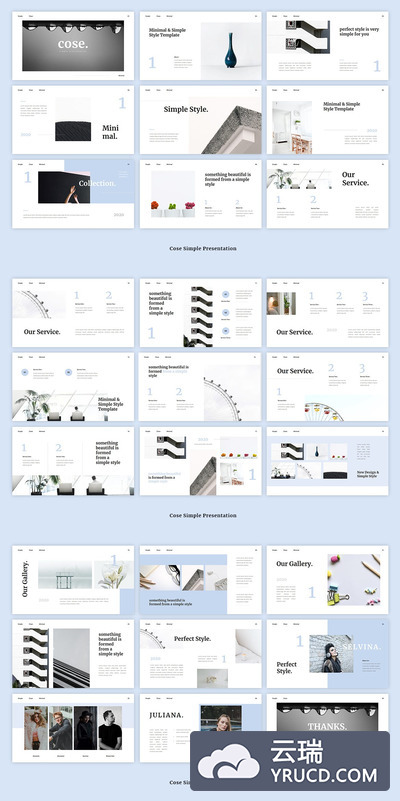 极简主义PPT模板（PPTX）