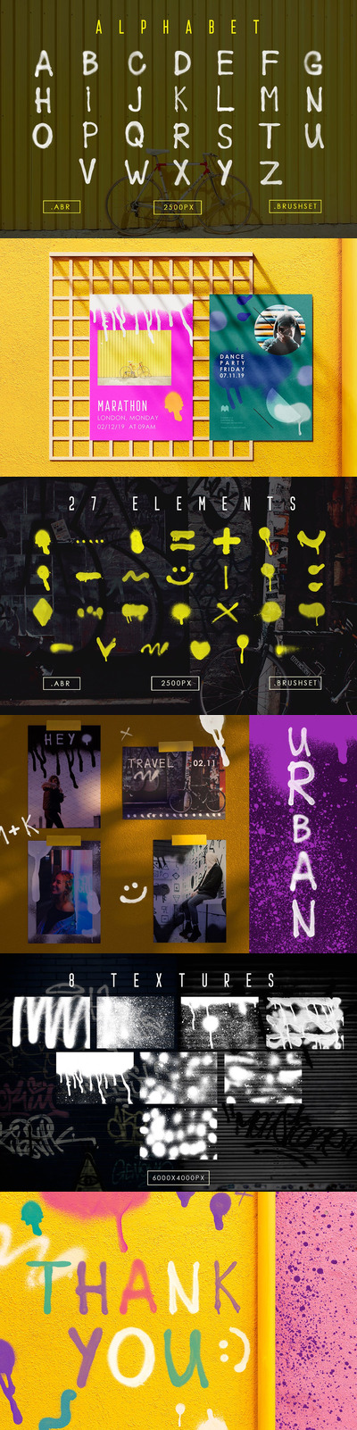 Procreate 城市喷雾刷下载(brushset)