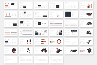 专业的企业数据汇报PPT模板(PPTX)