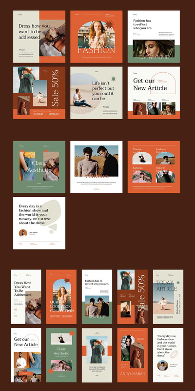 竖版手机社交广告PPT模板(PPTX)