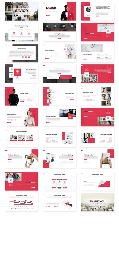 极简主义杂志风格PPT模板（PPTX）