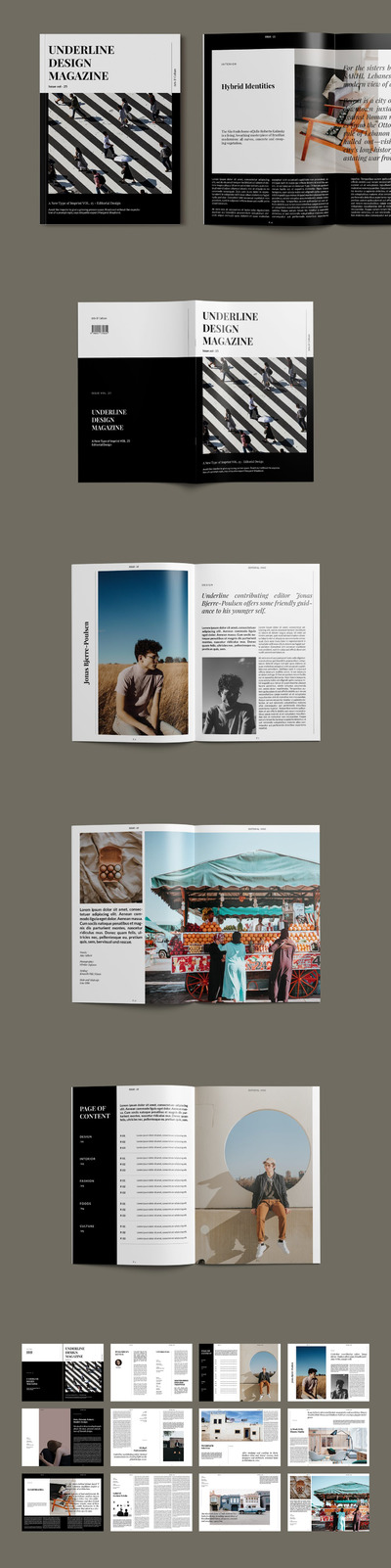 时尚高端专业多用途品牌手册画册宣传册杂志房地产楼书设计模板