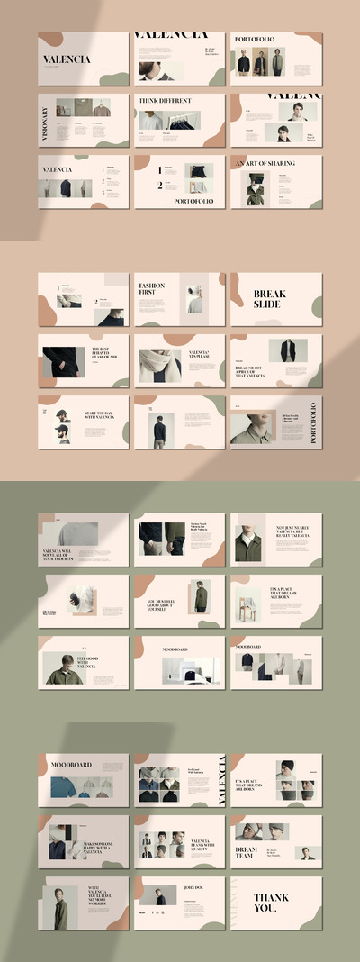 干净的极简主义设计PPT（PPTX）