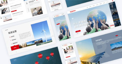 清洁能源-PSD模板