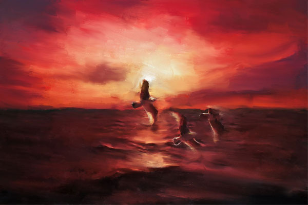 抽象艺术水彩颜料绘画效果PS动作下载