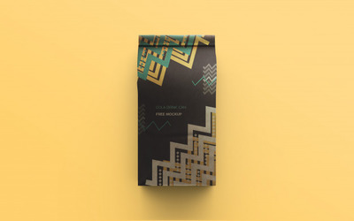 高端咖啡袋包装样机[PSD]