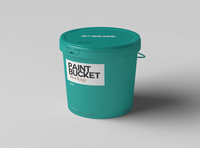 优质的油漆桶样机[PSD]