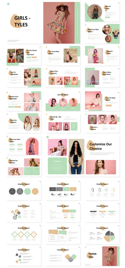 时尚多功能的PPT模板（PPTX,KEY）