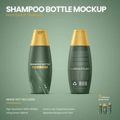 洗发水包装瓶样机[PSD]