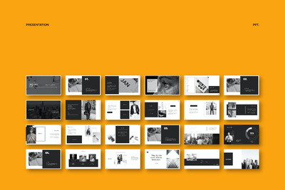 高端时尚高级灰配色的高品质多用途powerpoint幻灯片演示模板（pptx）