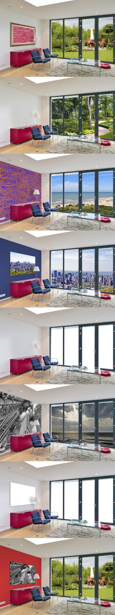 复古风格室内装饰样机下载（PSD）